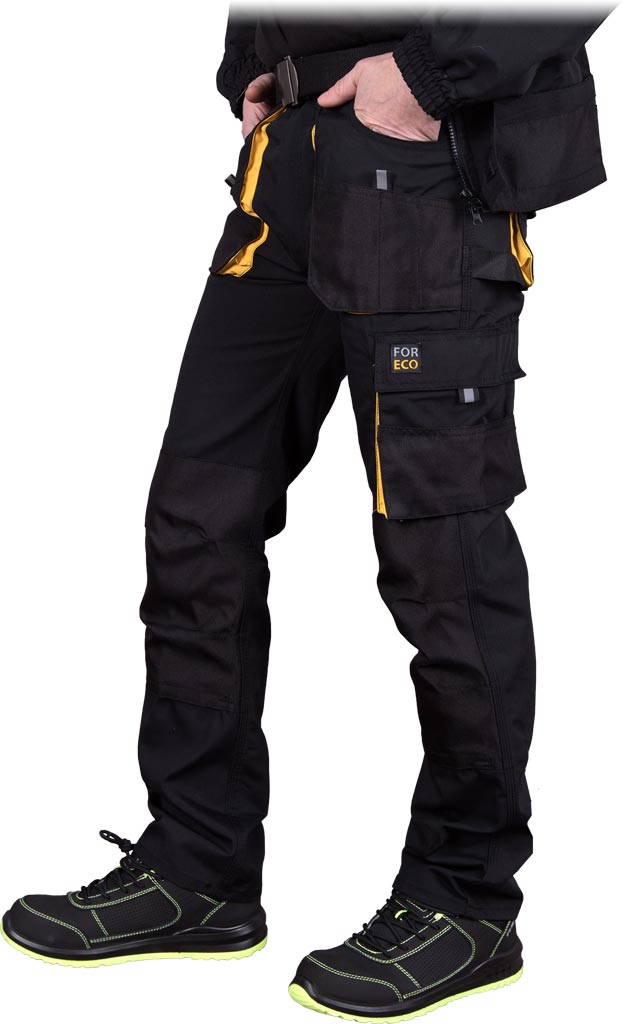 PANTALON DE PROTECTION ROBUSTE EN POLYESTER ET COTON POUR HOMMES
