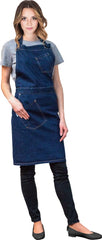 JEANSOWY FARTUCH OCHRONNY UNISEX Z KIESZENIAMI