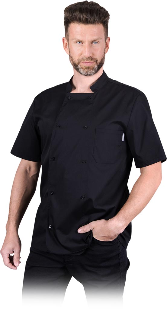 MEN'S PROFESSIONAL CHEF JACKET WITH SHORT SLEEVES