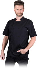 MEN'S PROFESSIONAL CHEF JACKET WITH SHORT SLEEVES