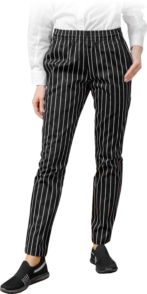 PANTALON DE SÉCURITÉ FEMME EN COTON AVEC CEINTURE ÉLASTIQUE