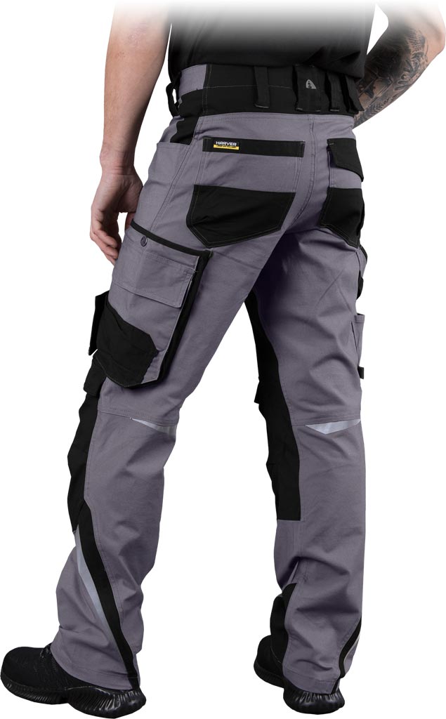 PANTALON DE TRAVAIL HARVERAIR RÉFLÉCHISSANT AVEC POCHES POUR GENOUILLÈRES