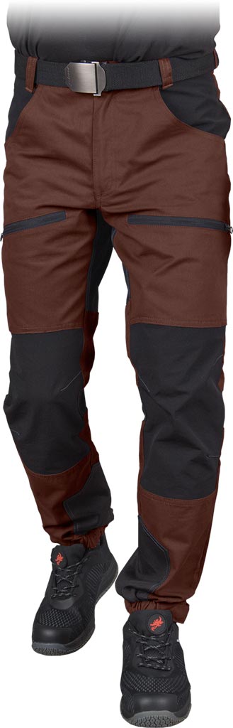 PANTALON DE TRAVAIL HOBBER POUR HOMME AVEC RENFORTS ET INSERTS ÉLASTIQUES