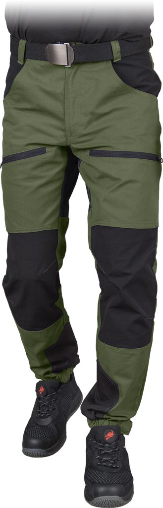 PANTALON DE TRAVAIL HOBBER POUR HOMME AVEC RENFORTS ET INSERTS ÉLASTIQUES