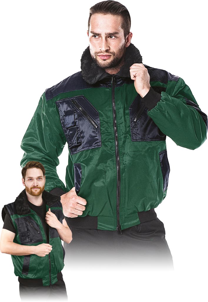 VESTE HOMME CHAUDE 4 EN 1 À ÉLÉMENTS DÉTACHABLES