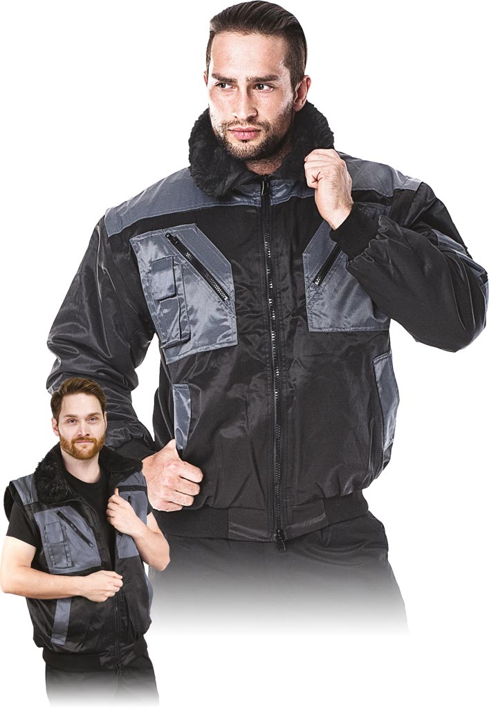 VESTE HOMME CHAUDE 4 EN 1 À ÉLÉMENTS DÉTACHABLES