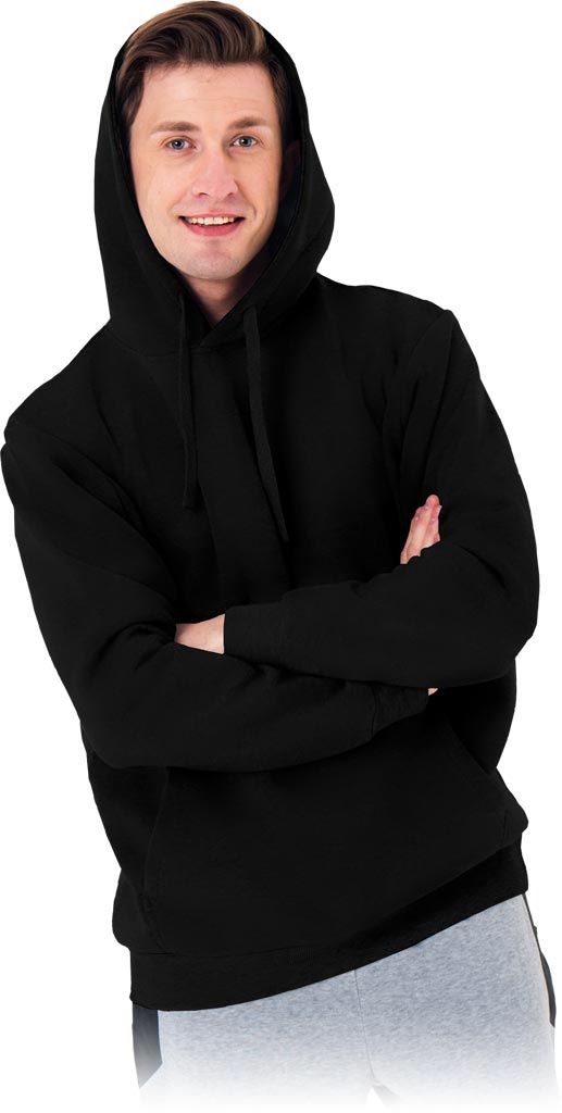 MEN'S DURABLE POLYESTER HOODED SWEATSHIRT WITH POCKET, ISO 13688 CERTIFIED