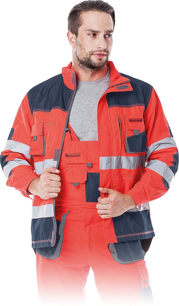 FORMEN HIGH-DURABILITY WORK JACKET WITH VENTILATION AND REINFORCEMENTS