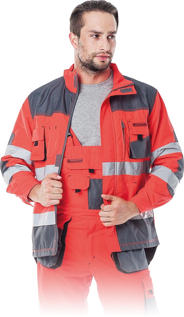 FORMEN HIGH-DURABILITY WORK JACKET WITH VENTILATION AND REINFORCEMENTS