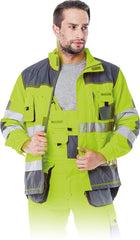 FORMEN HIGH-DURABILITY WORK JACKET WITH VENTILATION AND REINFORCEMENTS