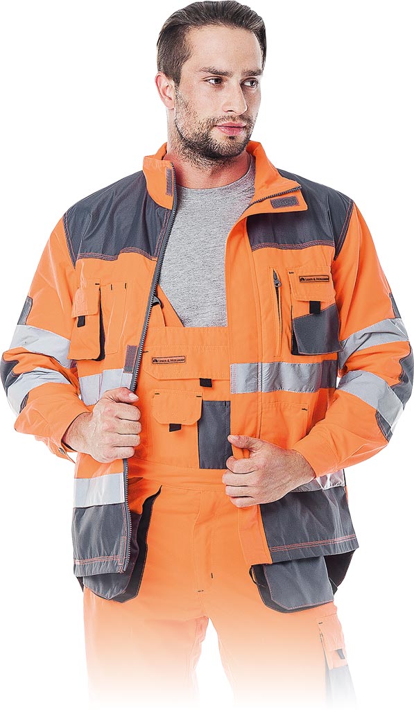 FORMEN HIGH-DURABILITY WORK JACKET WITH VENTILATION AND REINFORCEMENTS