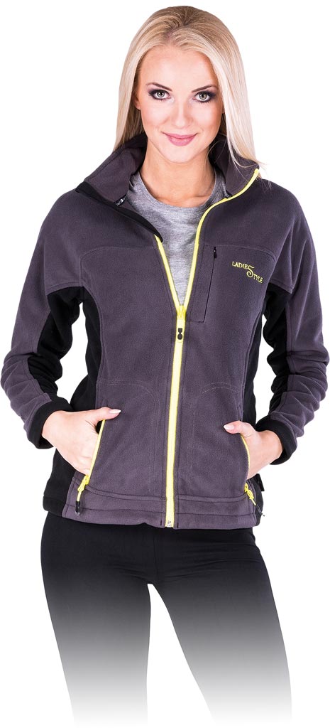 WOMEN'S ALL-SEASON FLEECE JACKET WITH SECURE ZIP POCKETS