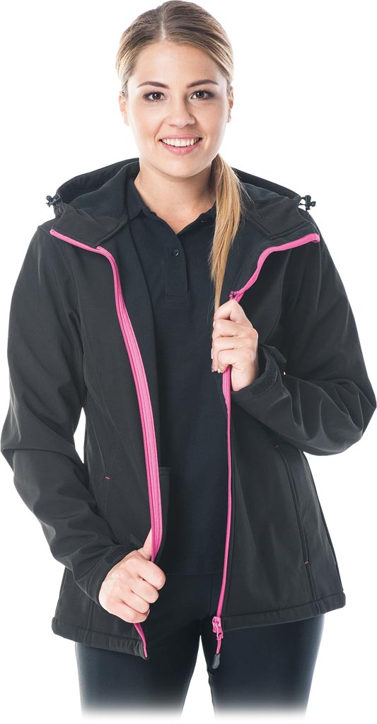 DAMSKA KURTKA SOFTSHELL OCHRONNA PRZECIWDESZCZOWA