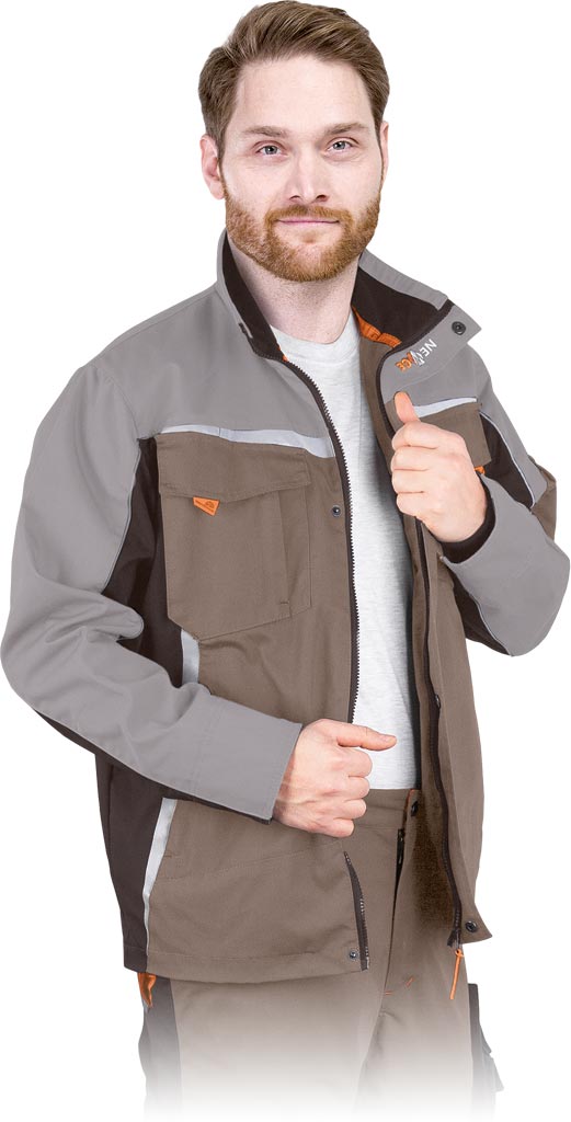 NEW AGE MEN'S CANVAS JACKET WITH CORDURA REINFORCEMENTS