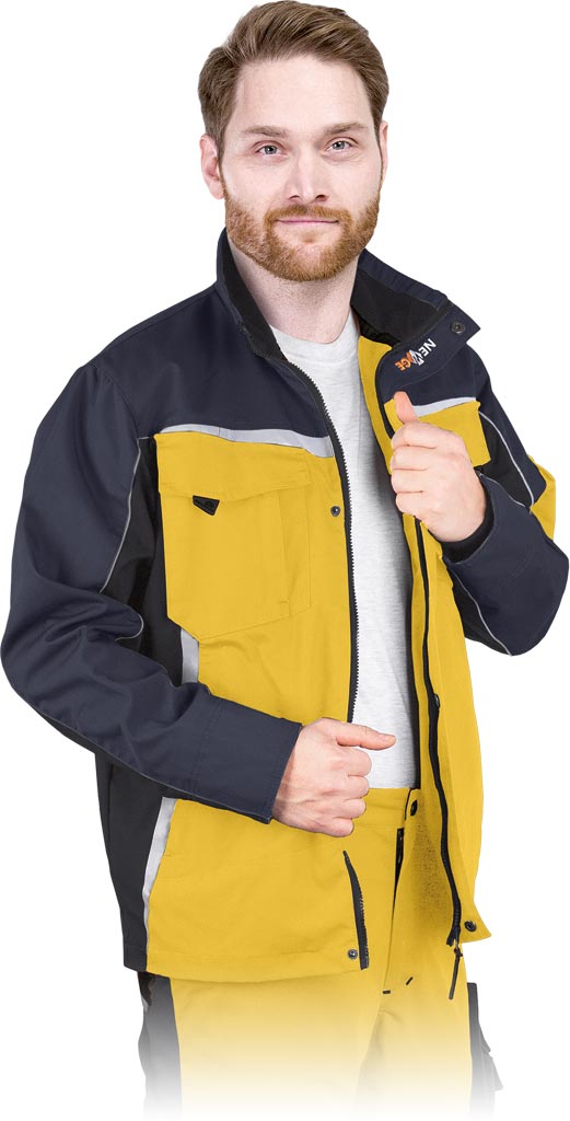 NEW AGE MEN'S CANVAS JACKET WITH CORDURA REINFORCEMENTS