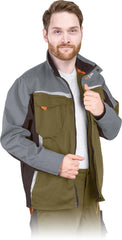 NEW AGE MEN'S CANVAS JACKET WITH CORDURA REINFORCEMENTS