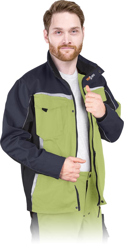 NEW AGE MEN'S CANVAS JACKET WITH CORDURA REINFORCEMENTS
