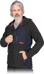 ISOLIERTE FLEECEJACKE MIT KAPUZE FÜR HERREN
