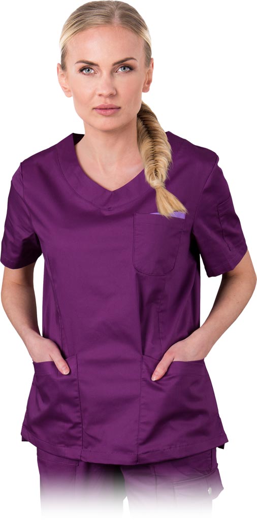 BLUZA DAMSKA OSSIA BEZ GUMBEK - IDEALNA DO LABORATORIUM