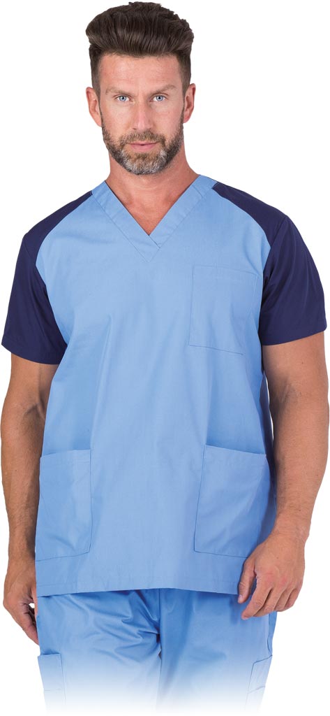 BLUZA MĘSKA TUTTI OCHRONNA - BEZ GUMIKÓW, IDEALNA DO PRACY W LABORATORIUM