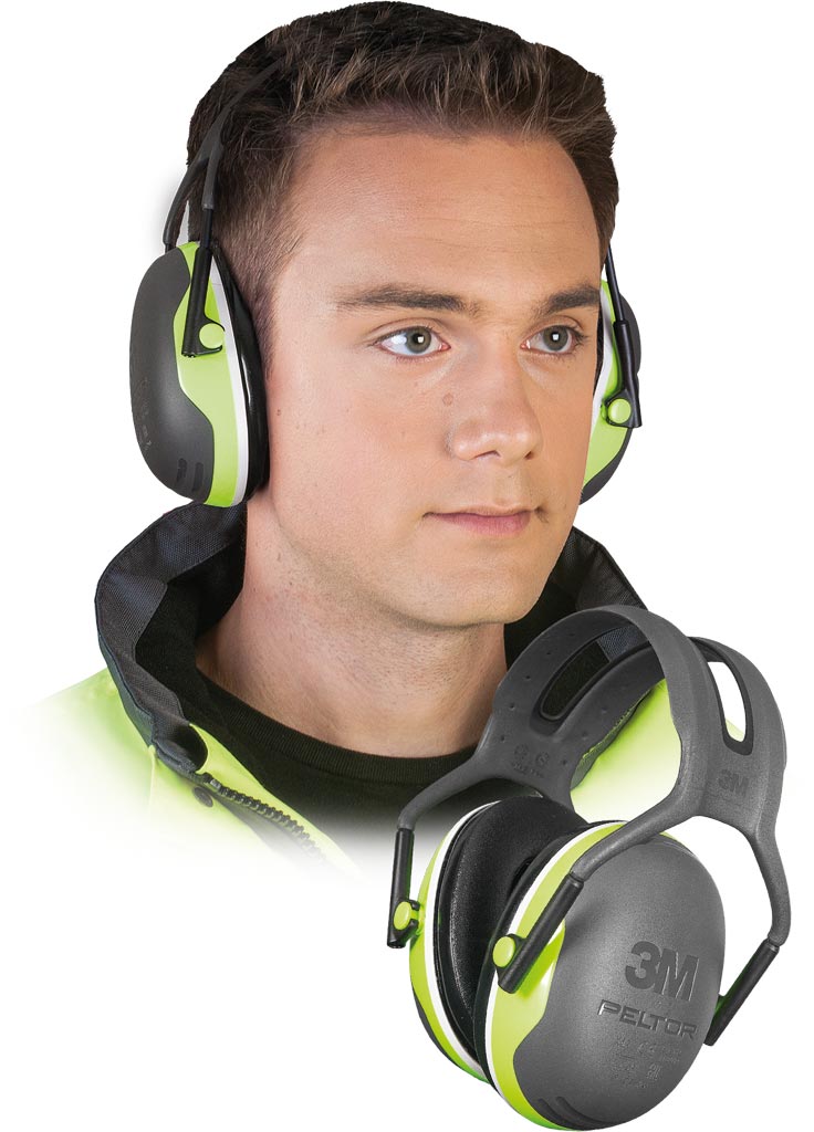 NAUSZNIKI OCHRONNE 3M™ PELTOR™ X4A - WYSOKA WIDOCZNOŚĆ I OCHRONA SŁUCHU
