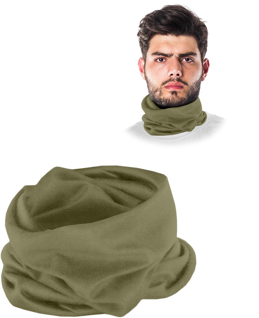 MULTIFUNCTIONAL NECK GAITER FOR OUTDOOR ACTIVITIES, 100% POLYESTER