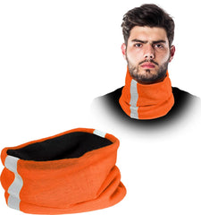 REFLECTIVE POLAR FLEECE NECK GAITER - VERSATILE OUTDOOR WEAR