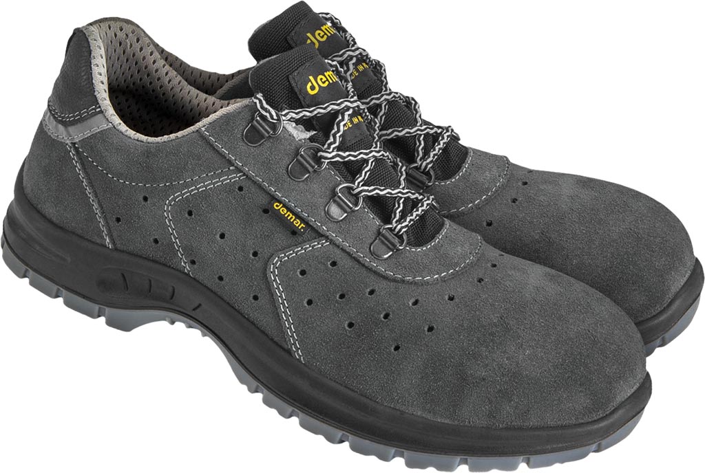SICHERHEITS-HALBSCHUHE AUS VELOURSLEDER FÜR DAMEN