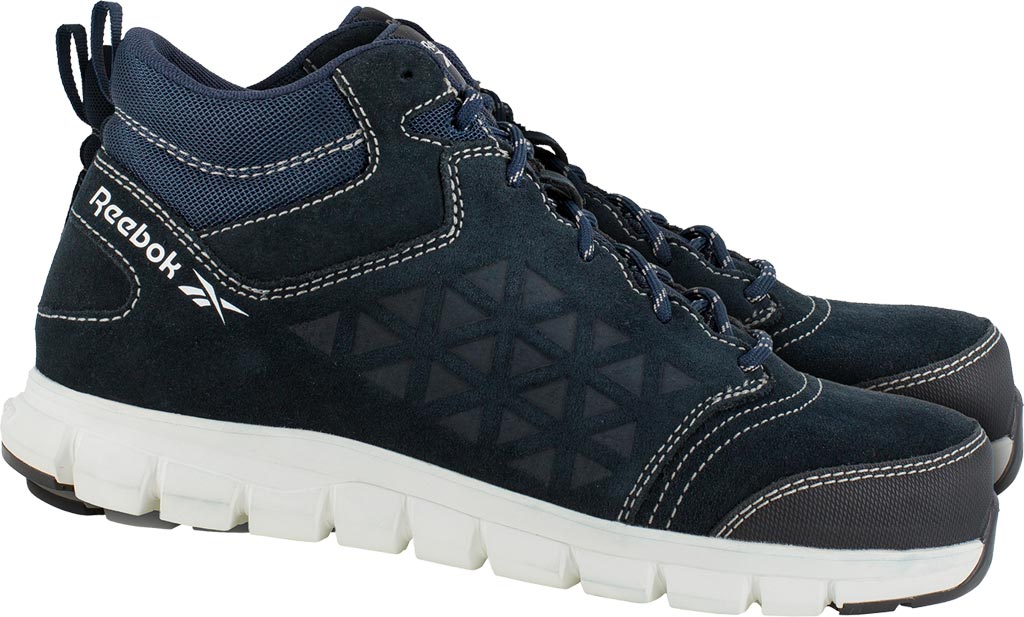 REEBOK MEN'S WATERPROOF SAFETY BOOTS WITH ALUMINUM TOE CAP