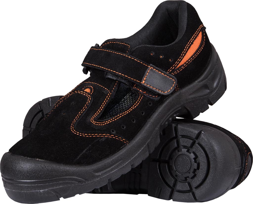 EVEREIS SUEDE LEATHER SAFETY BOOTS WITH ANTI-SLIP SOLE AND STEEL TOE