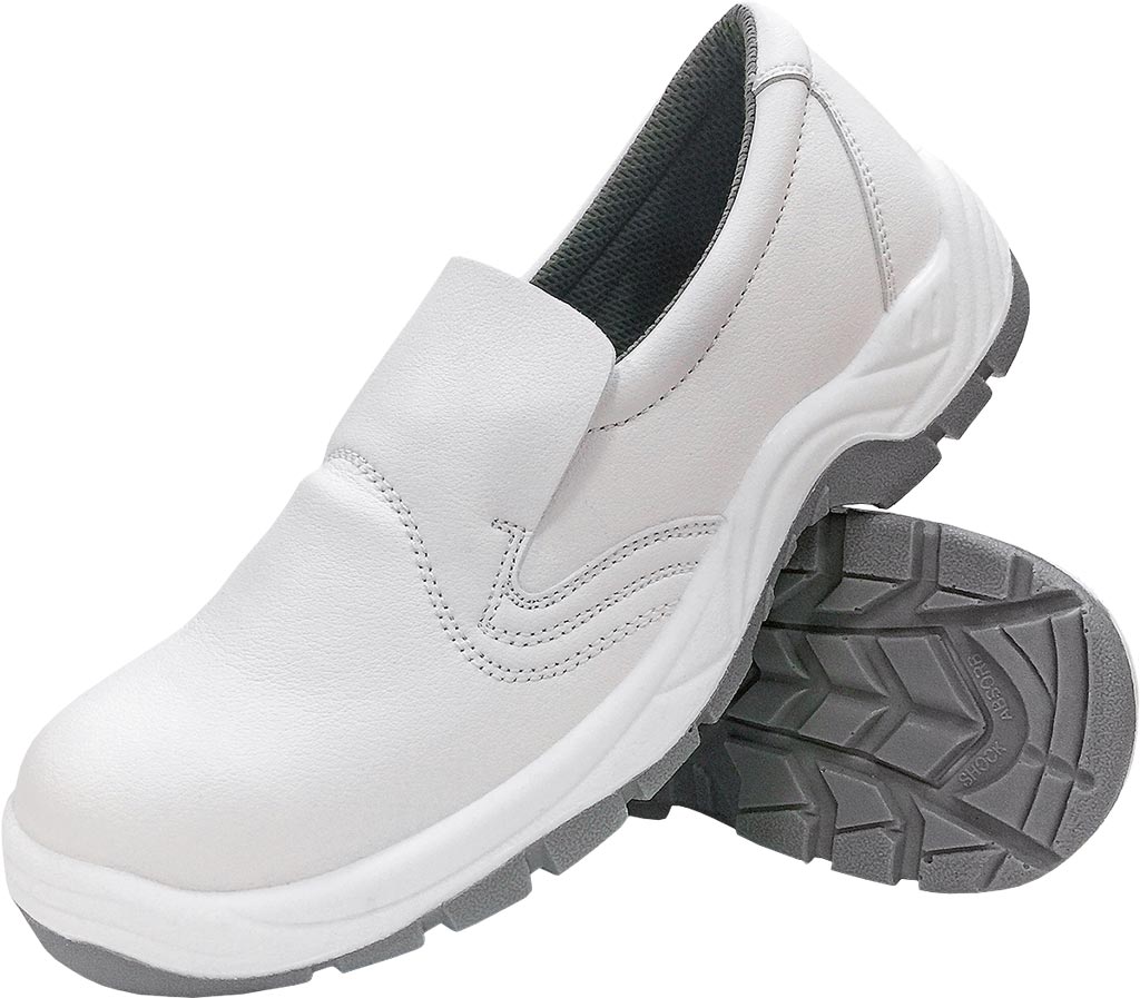 WOMEN'S MICROFIBRE SAFETY LOAFERS WITH SLIP-RESISTANT SOLE