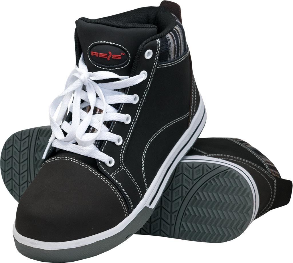 DURABLE NUBUCK SAFETY WORK SHOES, ANTI-SLIP & OIL RESISTANT