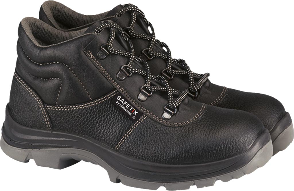 SMARTFOX HIGH S1P SRC LEATHER SAFETY BOOTS WITH STEEL TOE