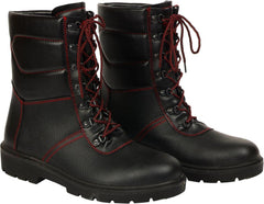 WINTER INSULATED COWHIDE SAFETY BOOTS WITH ANTI-SLIP SOLE