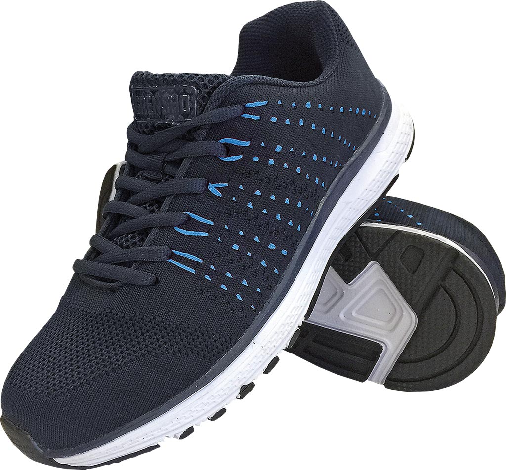 LEKKIE BUTY SPORTOWE TEAM DLA MĘŻCZYZN, TEKSTYLNE, WIELOKOLOROWE