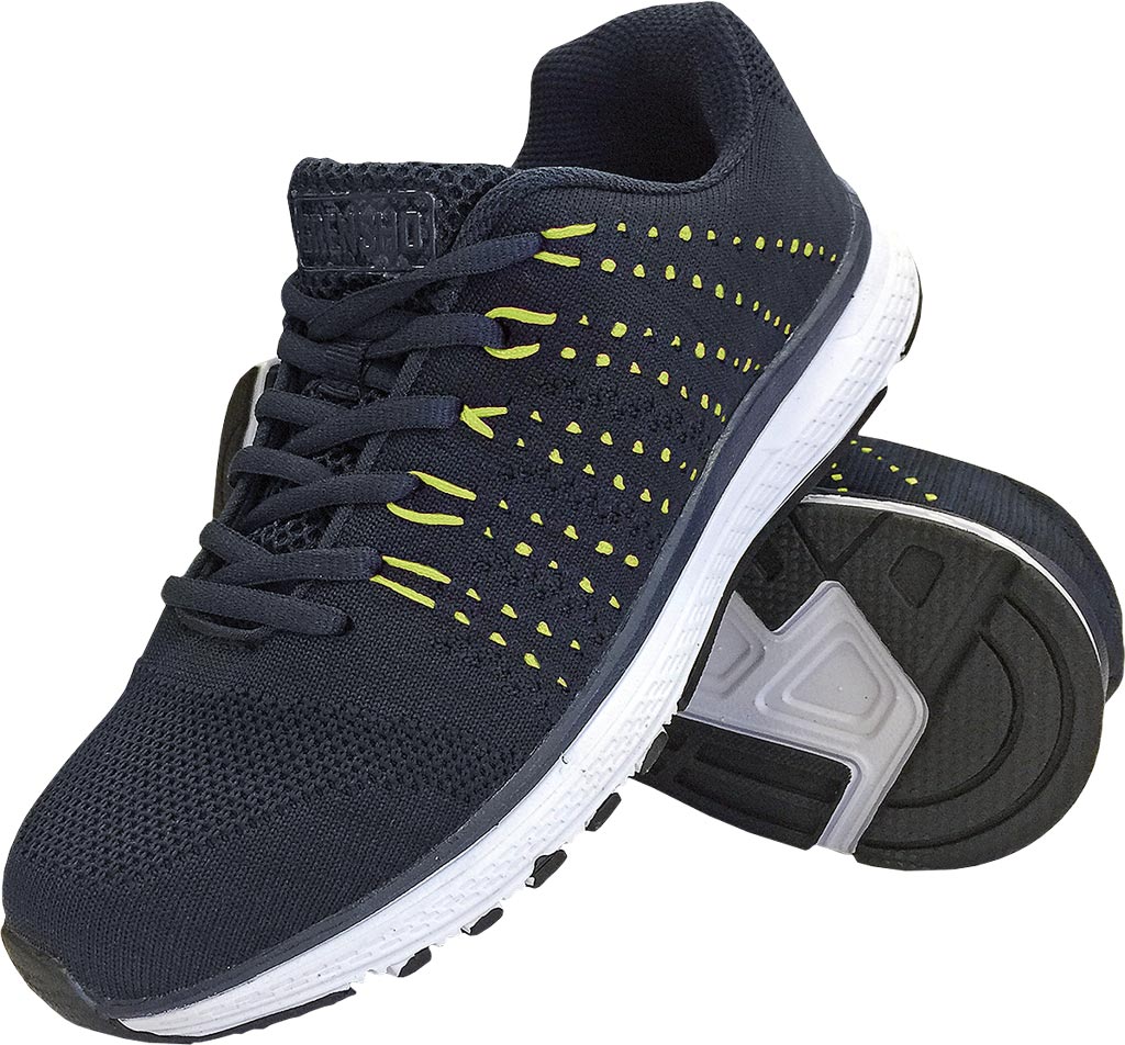 LEKKIE BUTY SPORTOWE TEAM DLA MĘŻCZYZN, TEKSTYLNE, WIELOKOLOROWE