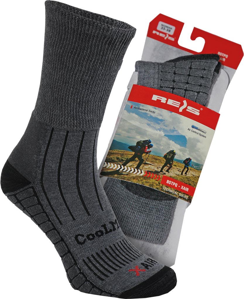 CHAUSSETTES THERMIQUES REIS POUR HOMMES, ANTI-ODEUR AVEC COOLMAX