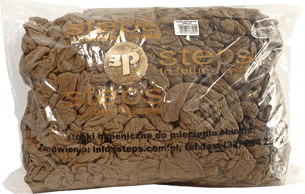 STOPKI HIGIENICZNE WZMOCNIONE, UNIWERSALNY ROZMIAR, 500 SZTUK