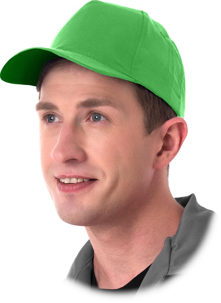 SCHUTZKAPPE MIT VERSTELLBAREM SCHNAPPVERSCHLUSS UND VERSTEIFTEM SCHILD