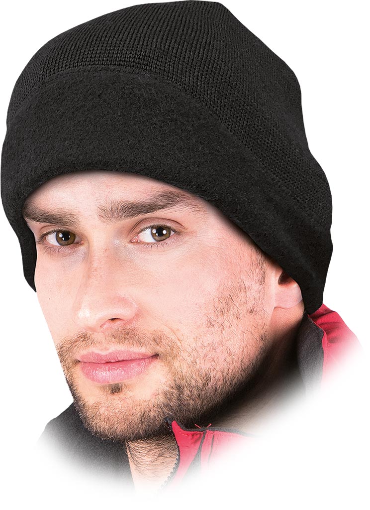 WINTERMÜTZE AUS POLYESTER UND ACRYL, 300 G/M²