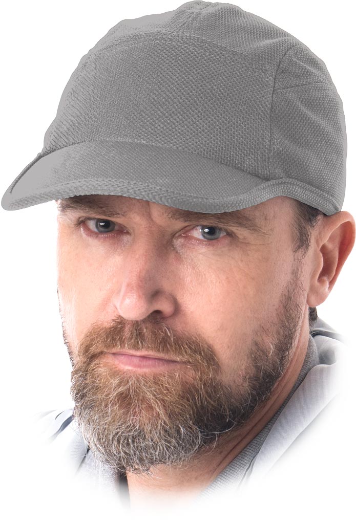 ATMUNGSAKTIVE SCHIRMMÜTZE AUS POLYESTER MIT VELCRO-VERSCHLUSS