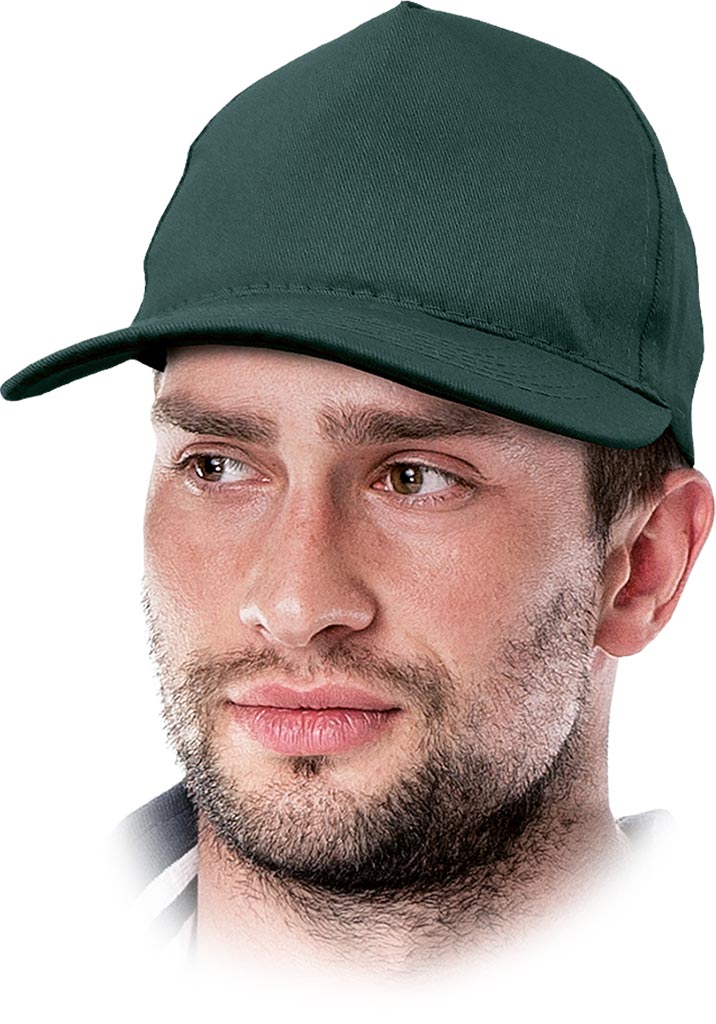 KAPPE MIT VERSTÄRKTEM SCHILD UND EINSTELLBAREM METALLVERSCHLUSS