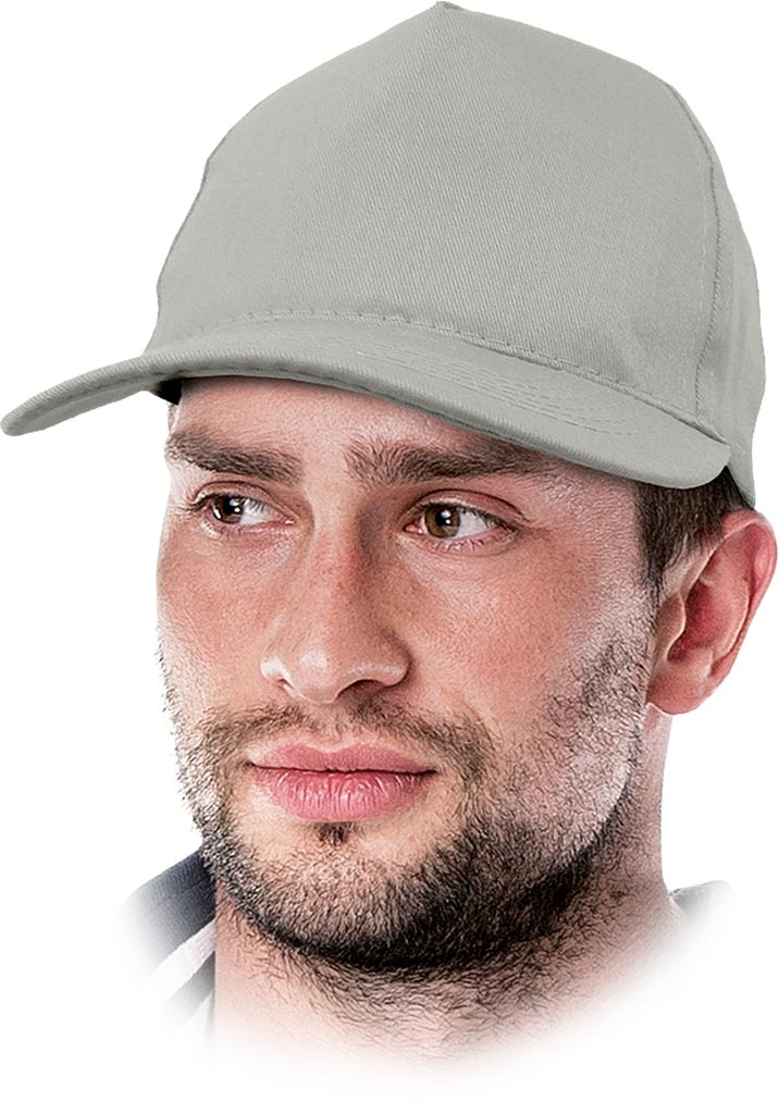 KAPPE MIT VERSTÄRKTEM SCHILD UND EINSTELLBAREM METALLVERSCHLUSS