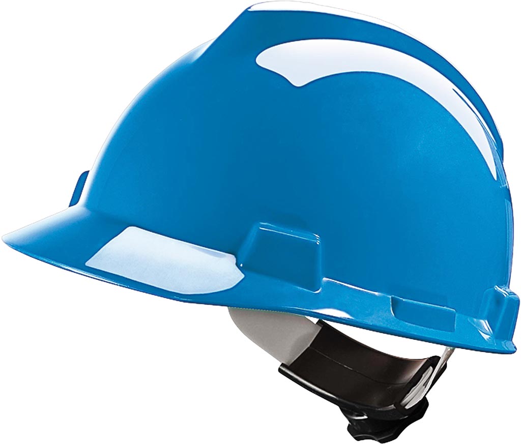 CASQUE DE SÉCURITÉ V-GARD AVEC RÉGLAGE ET PROTECTION UV