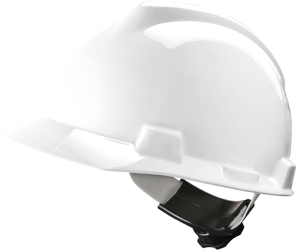CASQUE DE SÉCURITÉ V-GARD AVEC RÉGLAGE ET PROTECTION UV