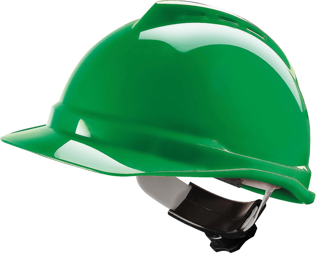 V-GARD 500 ADVANCED SAFETY HELMET WITH UV PROTECTION AND ACCESSORY SLOTS