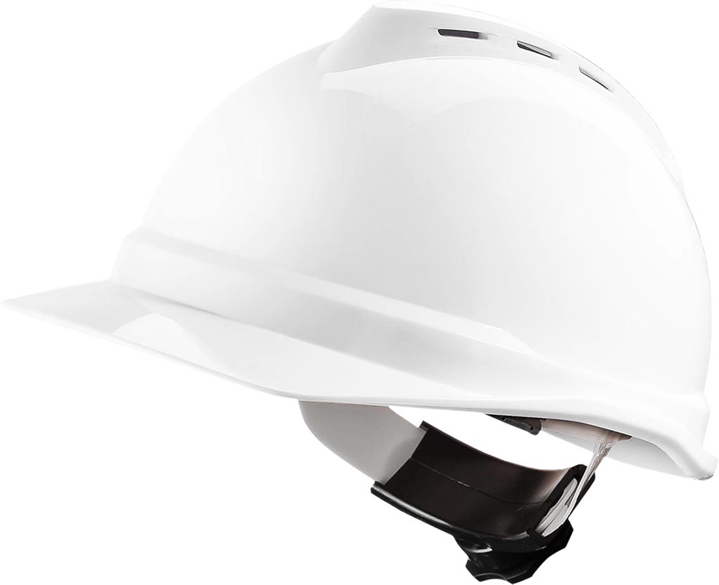 V-GARD 500 ADVANCED ABS SAFETY HELMET WITH VENTILATION AND ADJUSTABLE FIT