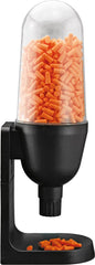 WALL-MOUNTABLE EARPLUG DISPENSER WITH TRANSPARENT LID