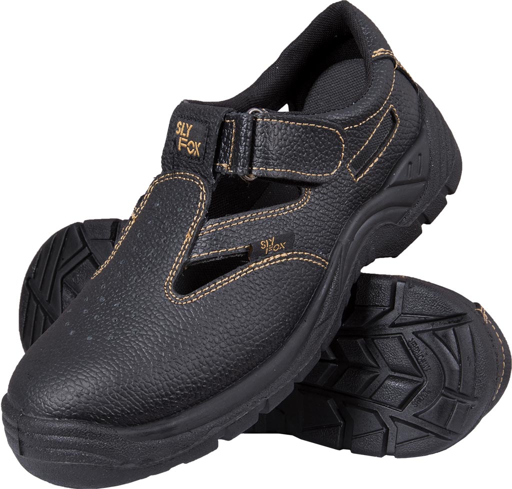 BEZPIECZNE BUTY DAMSKIE SANDAŁY OX.01.843, ANTYSMUKNIĘCIE, STALOWY NOS