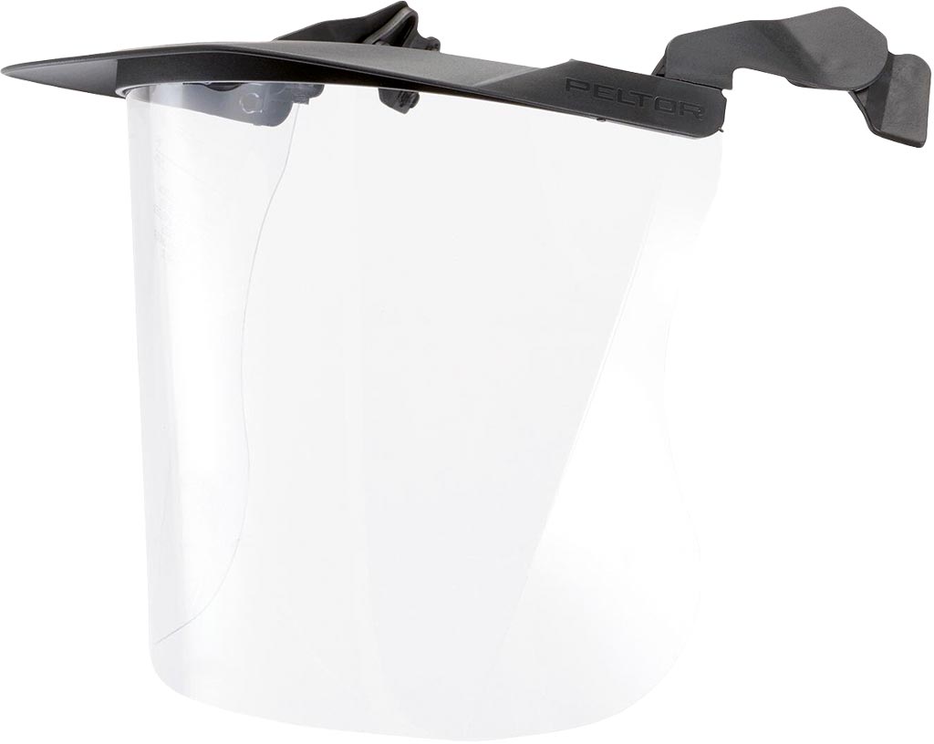 3M POLYCARBONATE FACE SHIELD, CLEAR & SCRATCH-RESISTANT